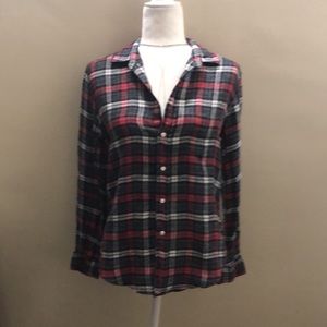 Frank & Eileen-100% Linen Button-Up Flannel ”Barry”